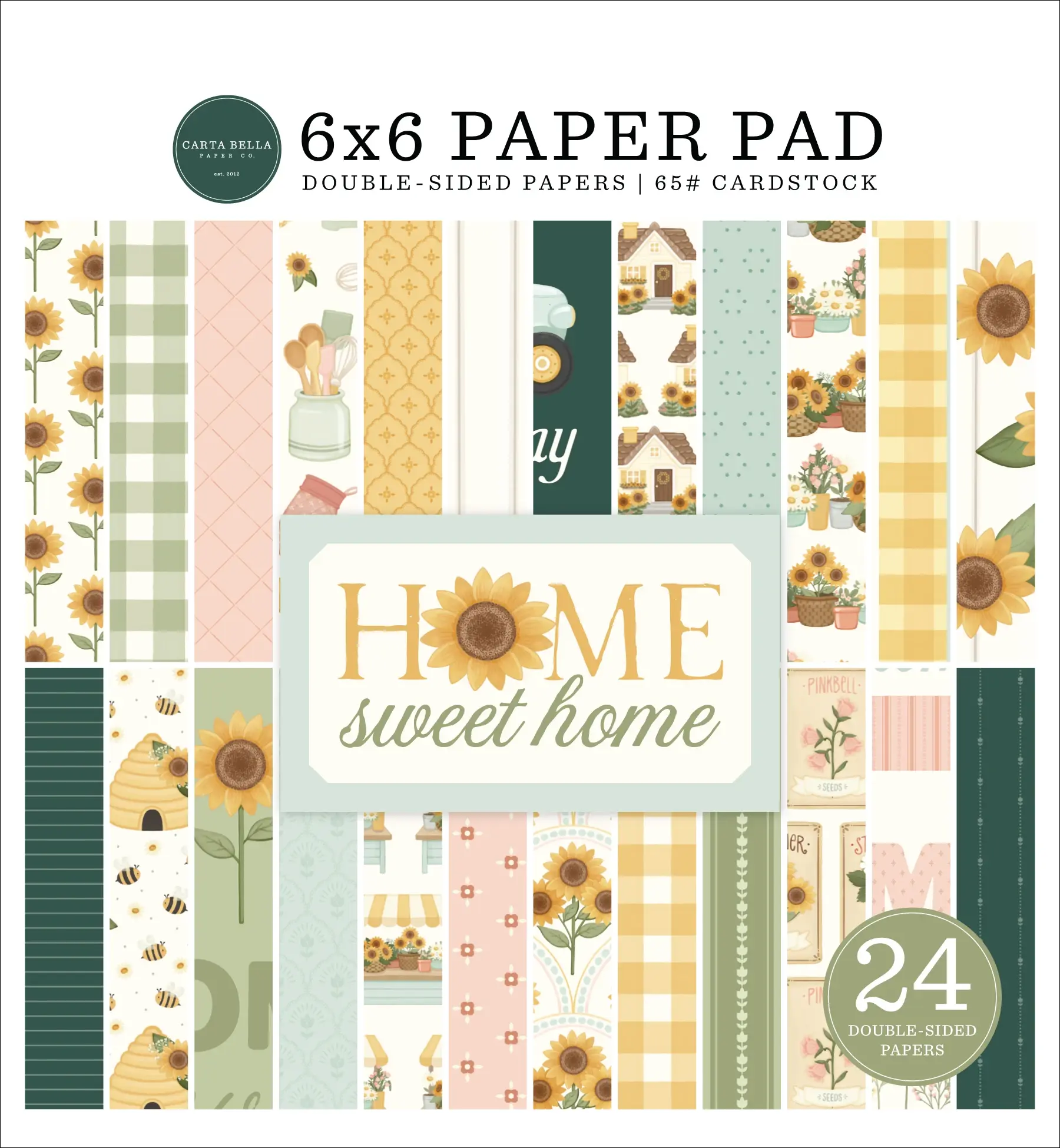 CARTA BELLA CARTA BELLA HOME SWEET HOME 6x6 PAPER PAD