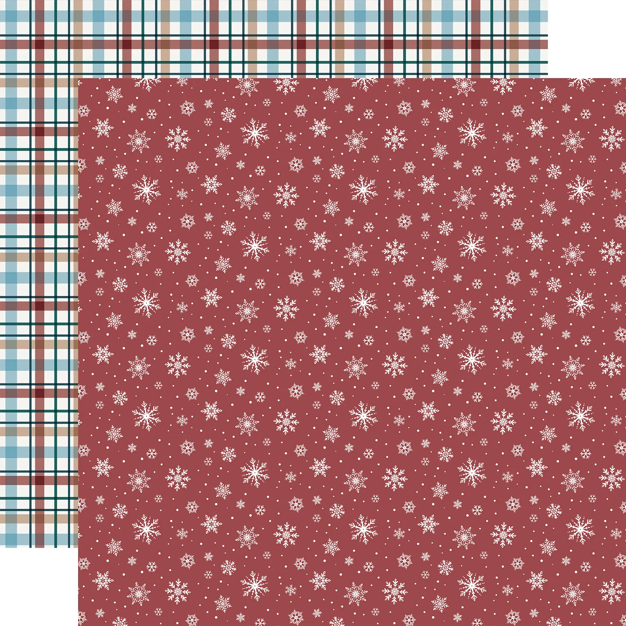 ECHO PARK PAPER ECHO PARK WONDERFUL WINTER DAYS SPARKLY SNOWFLAKES 12x12 CARDSTOCK