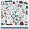 ECHO PARK PAPER ECHO PARK WONDERFUL WINTER DAYS ELEMENTS 12x12 CARDSTOCK STICKERS