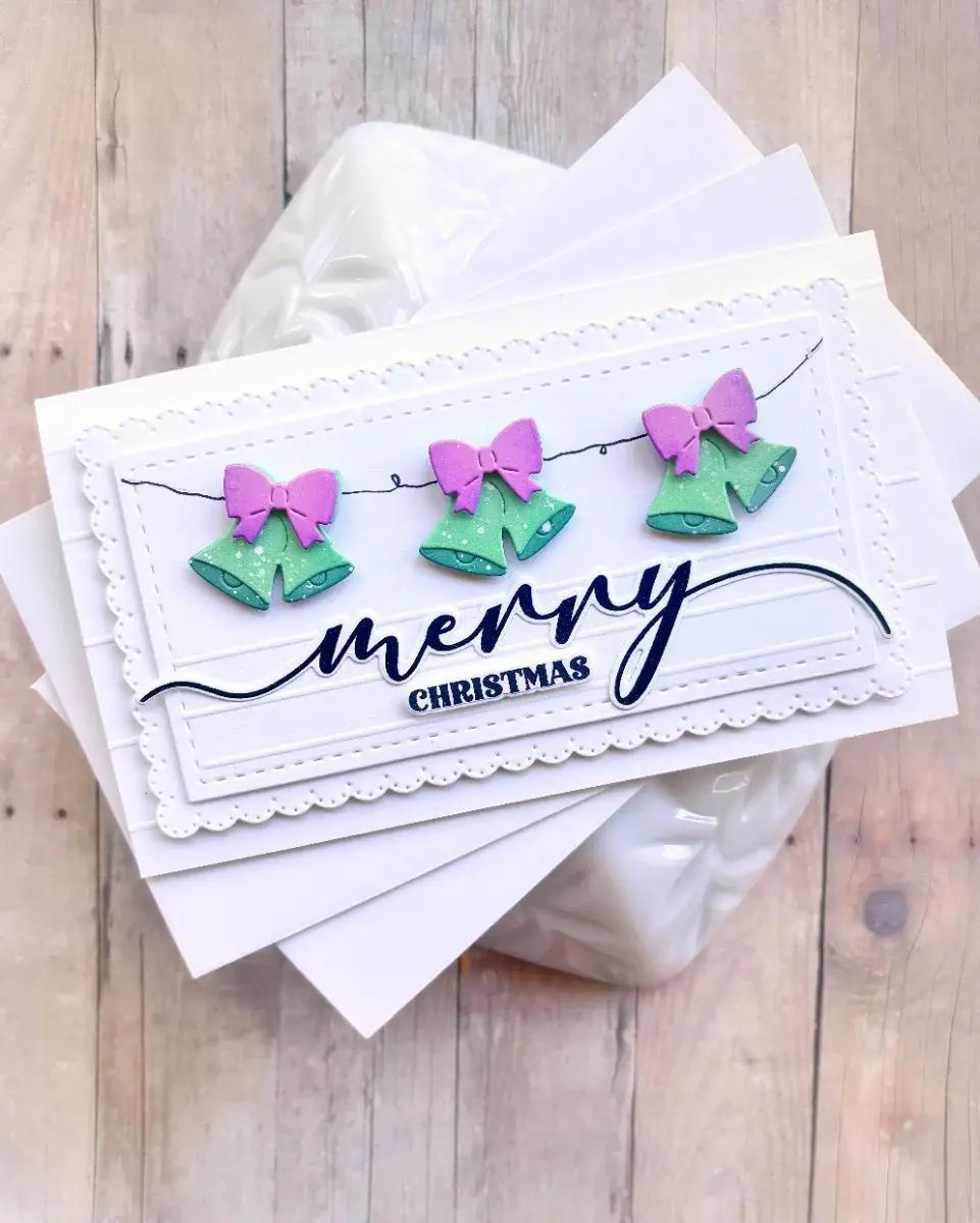 WAFFLE FLOWER WAFFLE FLOWER SIMPLY CHRISTMAS CLEAR STAMP AND DIE SET BUNDLE