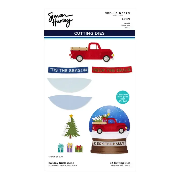 SPELLBINDERS SPELLBINDERS SIMON HURLEY HOLIDAY TRUCK SCENE DIE SET