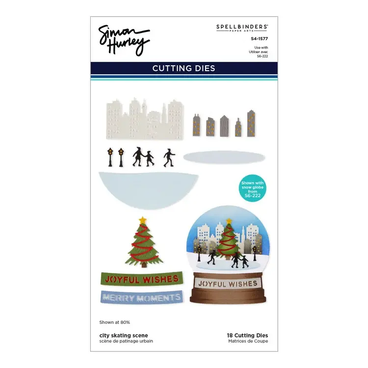 SPELLBINDERS SPELLBINDERS SIMON HURLEY CITY SKATING SCENE DIE SET