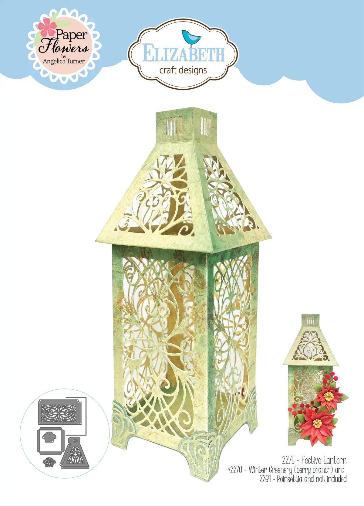 ELIZABETH CRAFT DESIGNS ELIZABETH CRAFT DESIGNS FESTIVE LANTERN DIE SET
