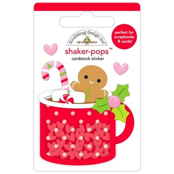 DOODLEBUG DESIGN DOODLEBUG HEART WARMING SHAKER-POPS 3D STICKERS