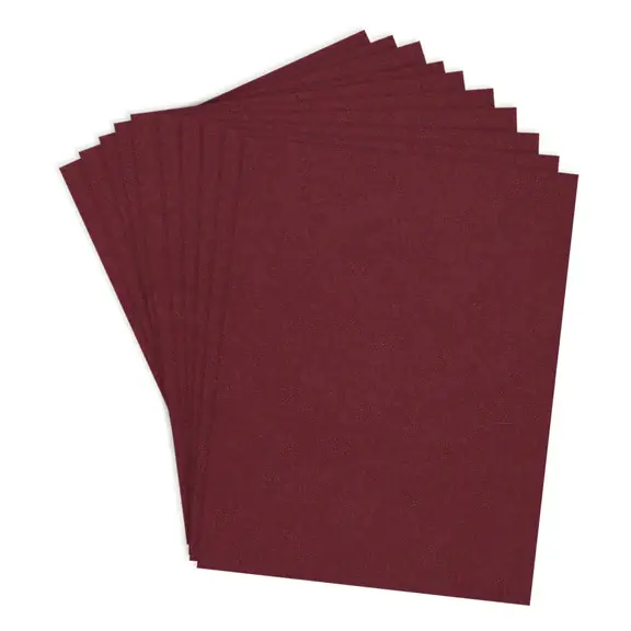 SPELLBINDERS SPELLBINDERS MERLOT COLORWHEEL CARDSTOCK 8.5x11 10/PK