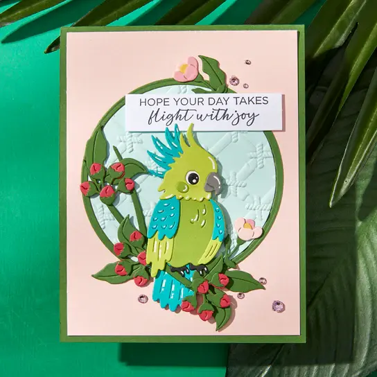 SPELLBINDERS SPELLBINDERS BAMBOO SCREEN 3D EMBOSSING FOLDER
