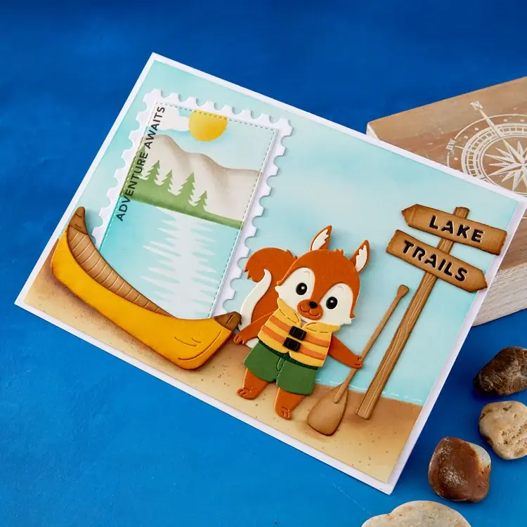 SPELLBINDERS SPELLBINDERS ALLISON FRAZIER WOODLAND TRIO ETCHED DIE SET