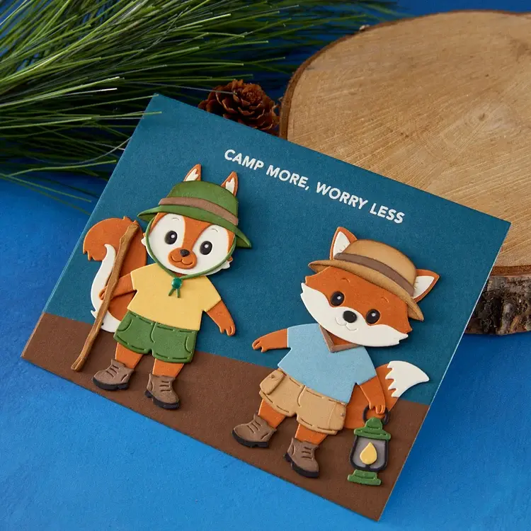 SPELLBINDERS SPELLBINDERS ALLISON FRAZIER WOODLAND TRIO ETCHED DIE SET
