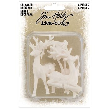 ADVANTUS TIM HOLTZ IDEA-OLOGY RESIN SALVAGED REINDEER 4/PK