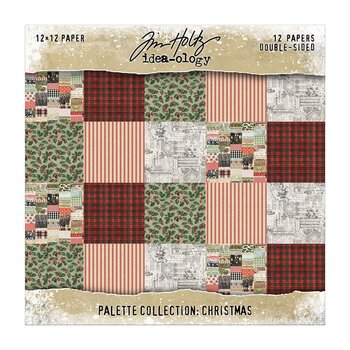 ADVANTUS TIM HOLTZ IDEA-OLOGY PALETTE COLLECTION CHRISTMAS 12x12 DOUBLE SIDED CARDSTOCK