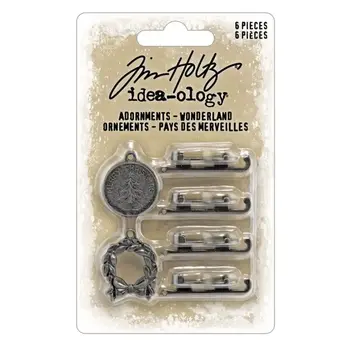 ADVANTUS TIM HOLTZ IDEA-OLOGY CHRISTMAS 2026 WONDERLAND METAL ADORNMENTS 6/PK