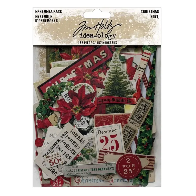 ADVANTUS TIM HOLTZ IDEA-OLOGY CHRISTMAS 2026 EPHEMERA PACK 140/PK