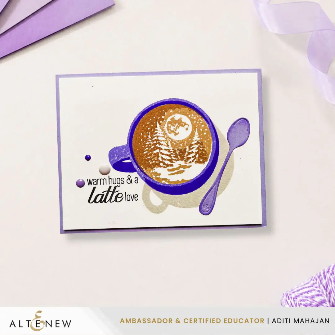 ALTENEW ALTENEW SCENES IN A SIP CLEAR STAMP & DIE SET