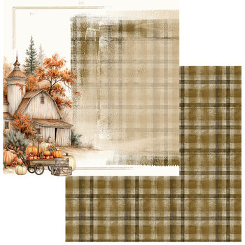 49 AND MARKET 49 AND MARKET SEASON'S BOUNTY HARVEST 12x12 CARDSTOCK