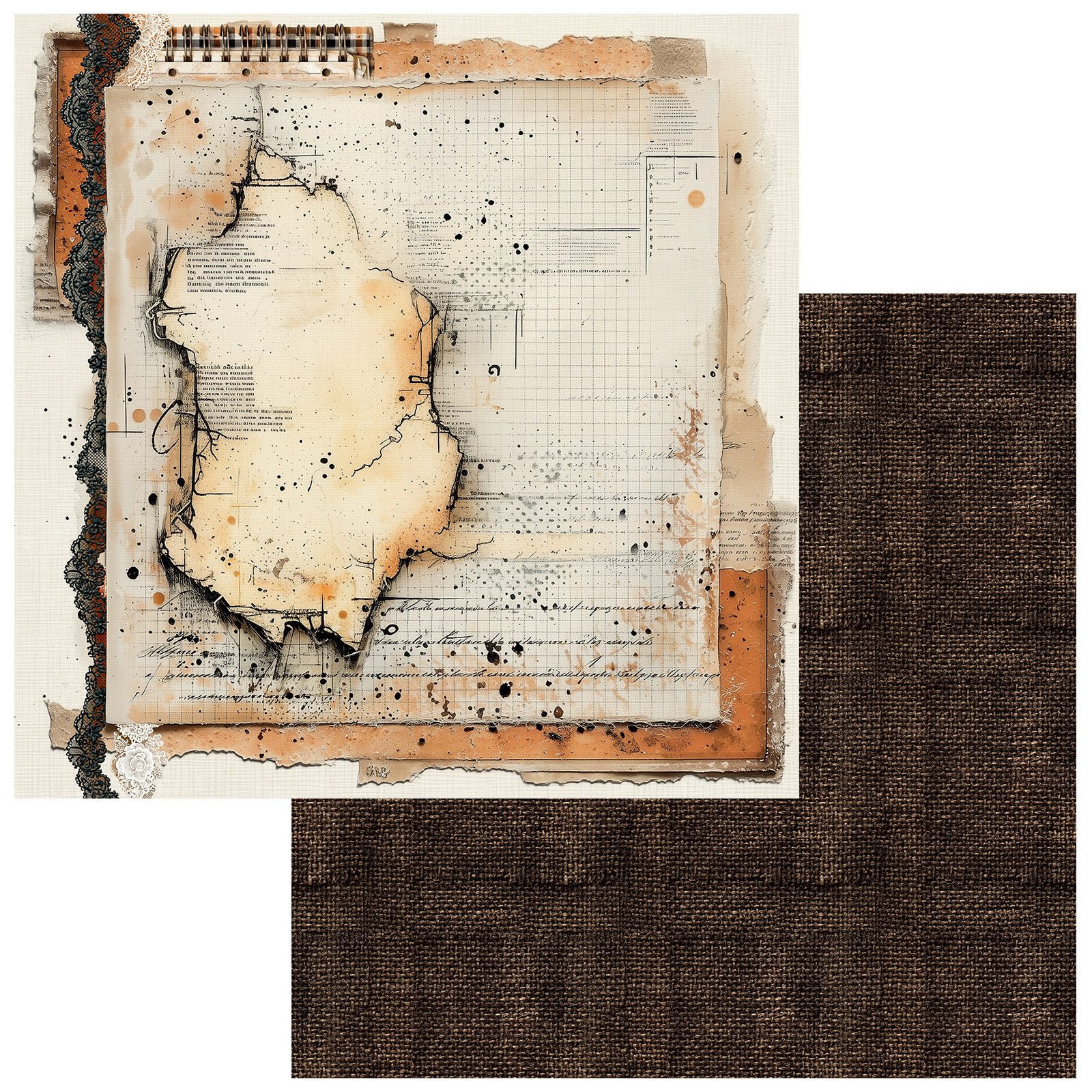 49 AND MARKET 49 AND MARKET SEASON'S BOUNTY BLESSED 12x12 CARDSTOCK