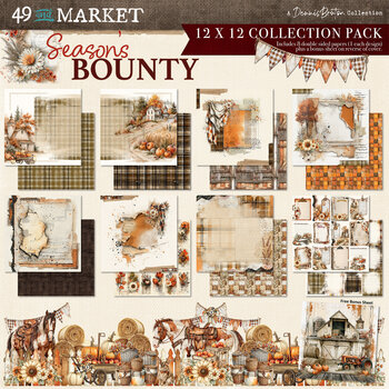 49 AND MARKET 49 AND MARKET SEASON'S BOUNTY 12x12 COLLECTION PACK
