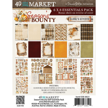 49 AND MARKET 49 AND MARKET SEASON'S BOUNTY 6x8 ESSENTIALS PACK