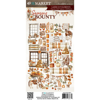 49 AND MARKET 49 AND MARKET SEASON'S BOUNTY 6x12 LASER CUT ELEMENTS