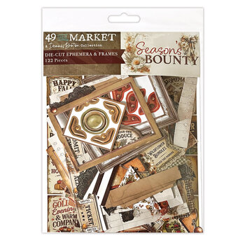 49 AND MARKET 49 AND MARKET SEASON'S BOUNTY EPHEMERA FRAMES 122 PIECES