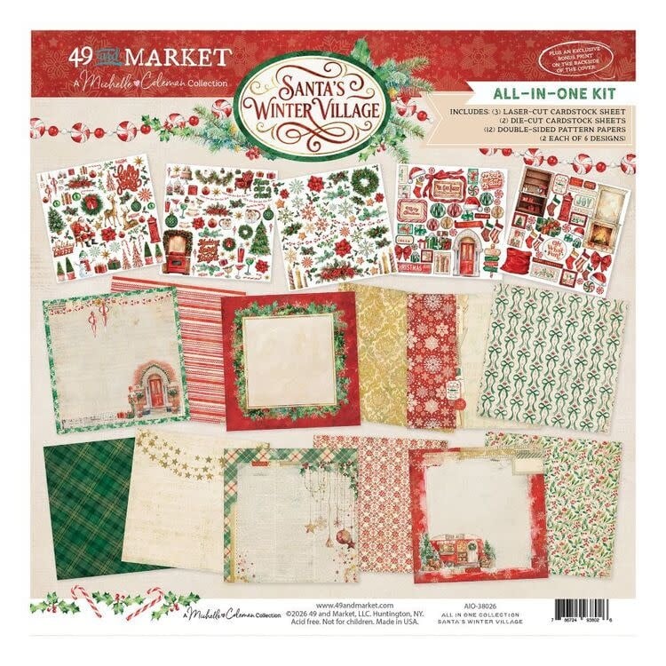 49 AND MARKET 49 AND MARKET SANTA'S WINTER VILLAGE ALL-IN-ONE KIT