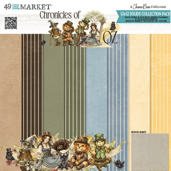 49 AND MARKET 49 AND MARKET CHRONICLES OF OZ SOLIDS 12x12 COLLECTION PACK