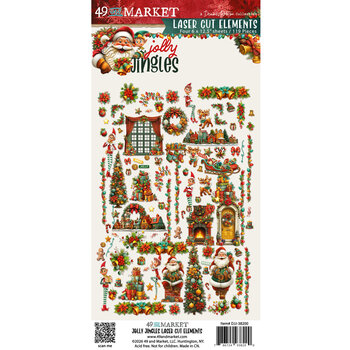 49 AND MARKET 49 AND MARKET JOLLY JINGLES 6x12 LASER CUT ELEMENTS
