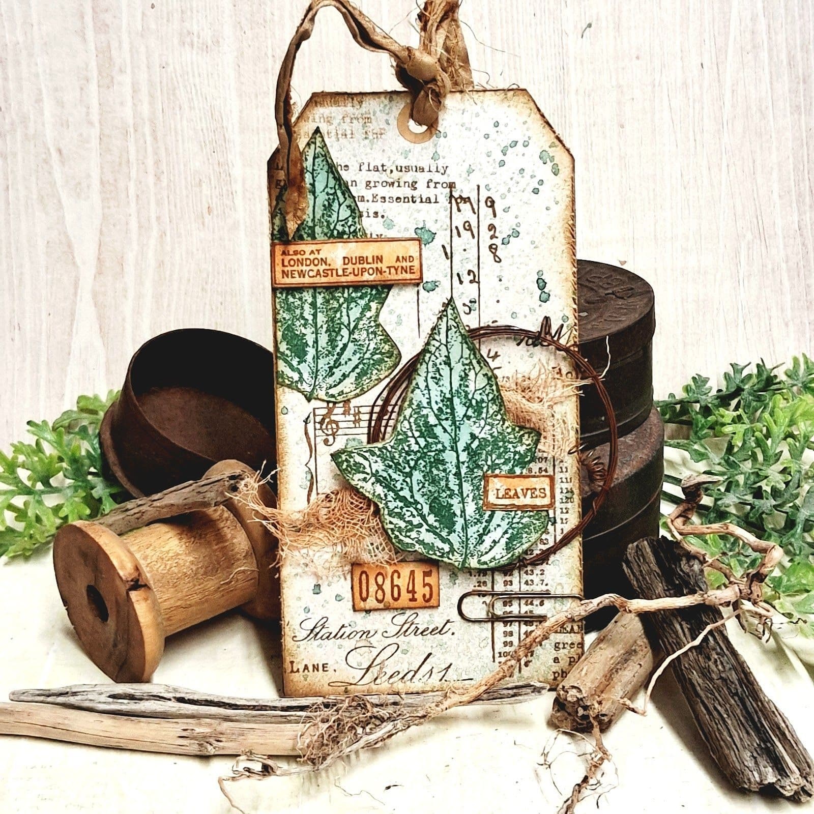 PAPER ARTSY PAPER ARTSY ECLECTICA MAGS WOODCOCK EMW008 CLING STAMP SET