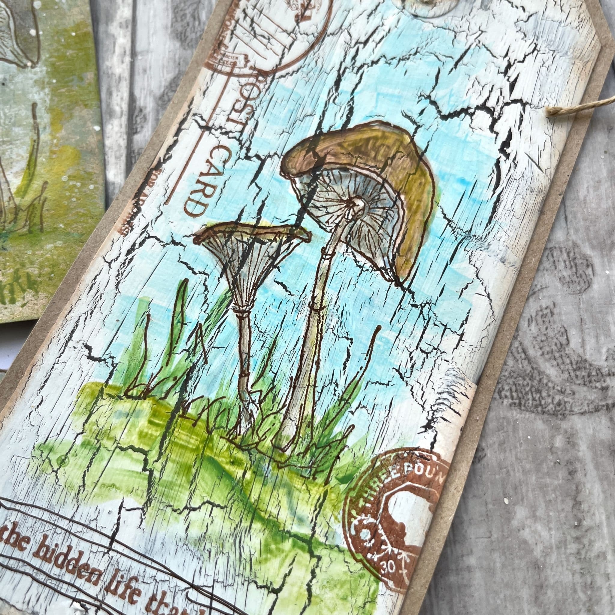 PAPER ARTSY PAPER ARTSY ALISON BOMBER ABM14 MINI CLING STAMP