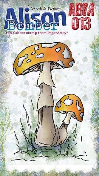 PAPER ARTSY PAPER ARTSY ALISON BOMBER ABM13 MINI CLING STAMP