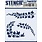 PAPER ARTSY PAPER ARTSY ALISON BOMBER PM041 MINI STENCIL