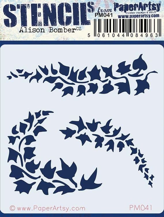 PAPER ARTSY PAPER ARTSY ALISON BOMBER PM041 MINI STENCIL