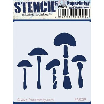 PAPER ARTSY PAPER ARTSY ALISON BOMBER PM039 MINI STENCIL