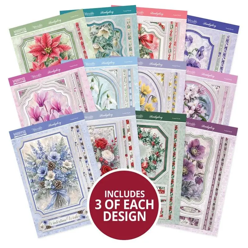 HUNKYDORY CRAFTS LTD. HUNKYDORY FROSTED FLORALS WHOPPER TOPPER PAD