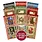 HUNKYDORY CRAFTS LTD. HUNKYDORY CENTRE STEPPER CARDS - CHRISTMAS RICH GOLD