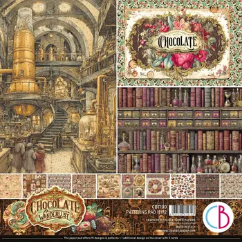CIAO BELLA CIAO BELLA CHOCOLATE WANDERLUST 12x12 PATTERNS PAD 8 SHEETS