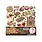 CIAO BELLA CIAO BELLA CHOCOLATE WANDERLUST 6x6 FUSSY CUT PAPER PAD 24 SHEETS