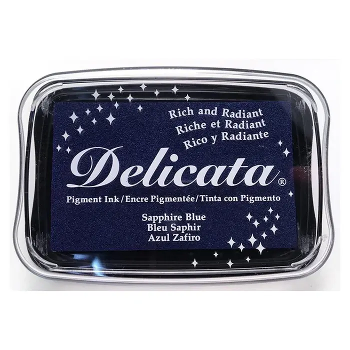 TSUKINEKO TSUKINEKO DELICATA PIGMENT INK PAD SAPPHIRE BLUE