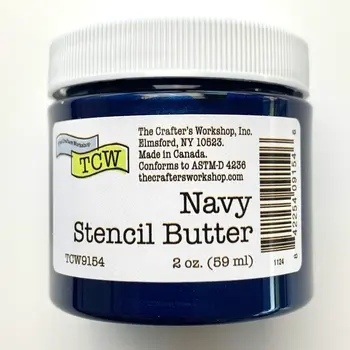 CRAFTERS WORKSHOP THE CRAFTER'S WORKSHOP NAVY STENCIL BUTTER 2oz