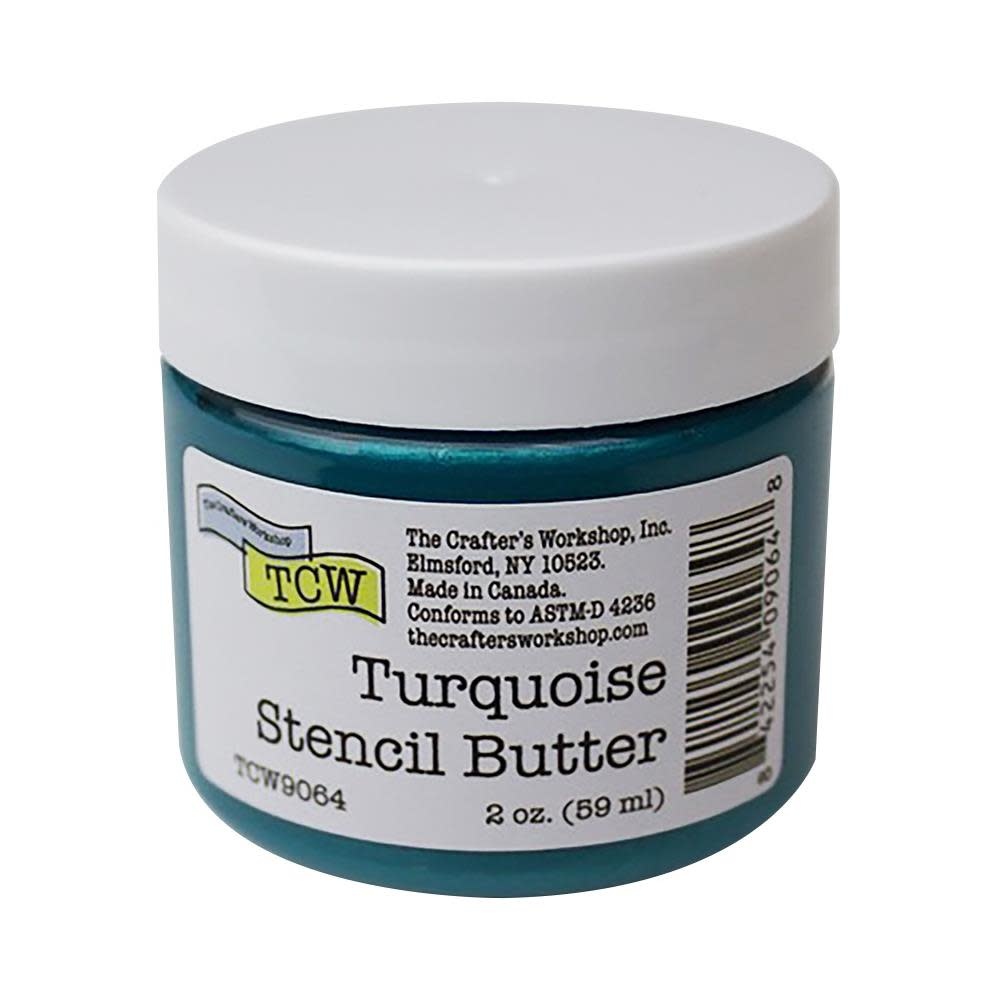 CRAFTERS WORKSHOP THE CRAFTERS WORKSHOP TURQUOISE STENCIL BUTTER 2oz
