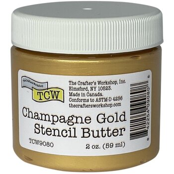 CRAFTERS WORKSHOP THE CRAFTERS WORKSHOP CHAMPAGNE GOLD STENCIL BUTTER 2oz