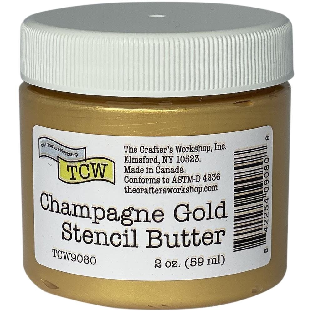 CRAFTERS WORKSHOP THE CRAFTERS WORKSHOP CHAMPAGNE GOLD STENCIL BUTTER 2oz