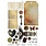 3QUARTER DESIGNS 3QUARTER DESIGNS STEAMPUNK A4 MINI PROJECT SHEETS