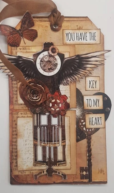 3QUARTER DESIGNS 3QUARTER DESIGNS STEAMPUNK A4 MINI PROJECT SHEETS