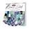 HUNKYDORY CRAFTS LTD. HUNKYDORY STUNNING SILVER FESTIVE FANCY FOILED 8x8 PAPER PAD