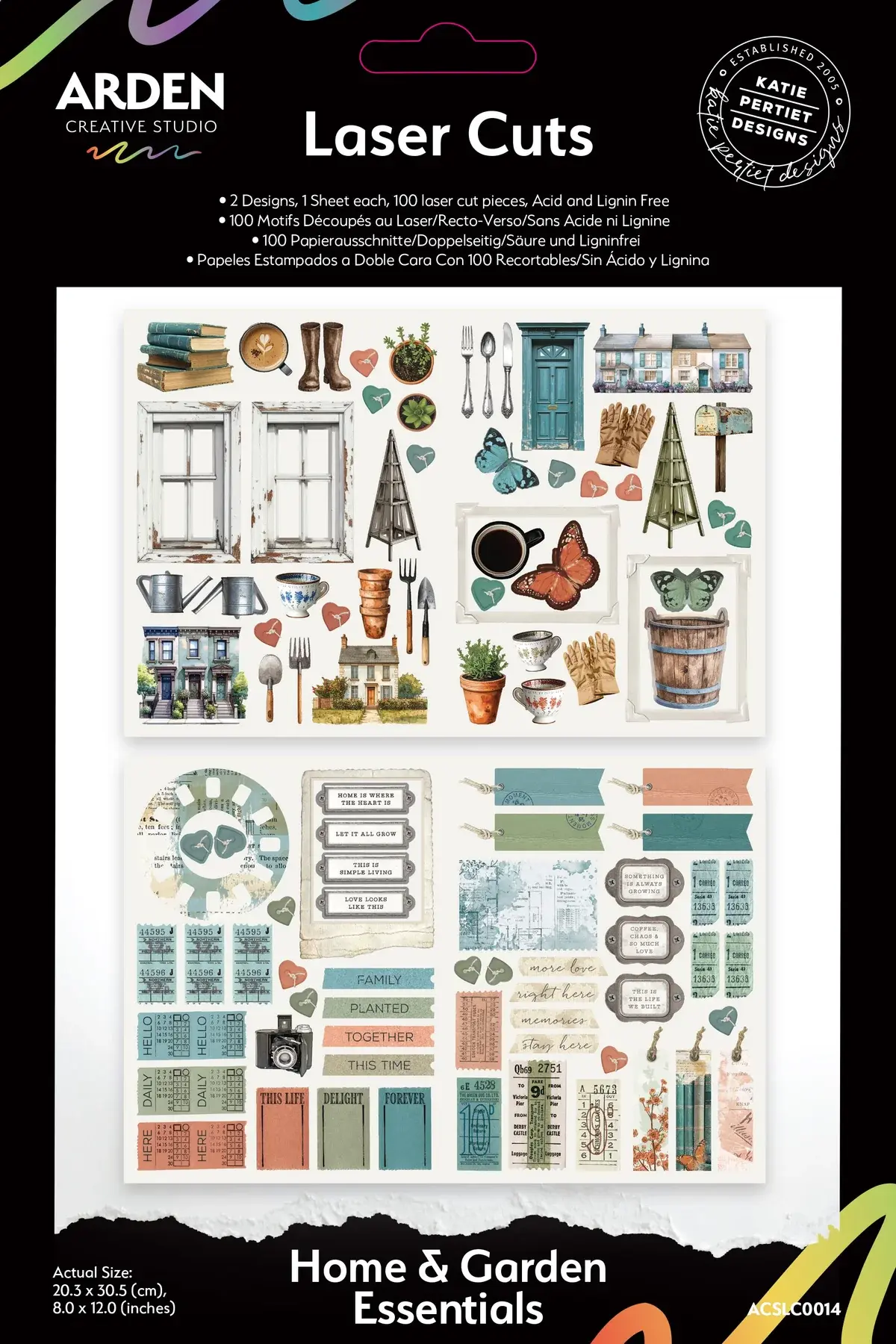 ARDEN CREATIVE STUDIO ARDEN CREATIVE STUDIO HOME & GARDEN 8x12 LASER CUTS