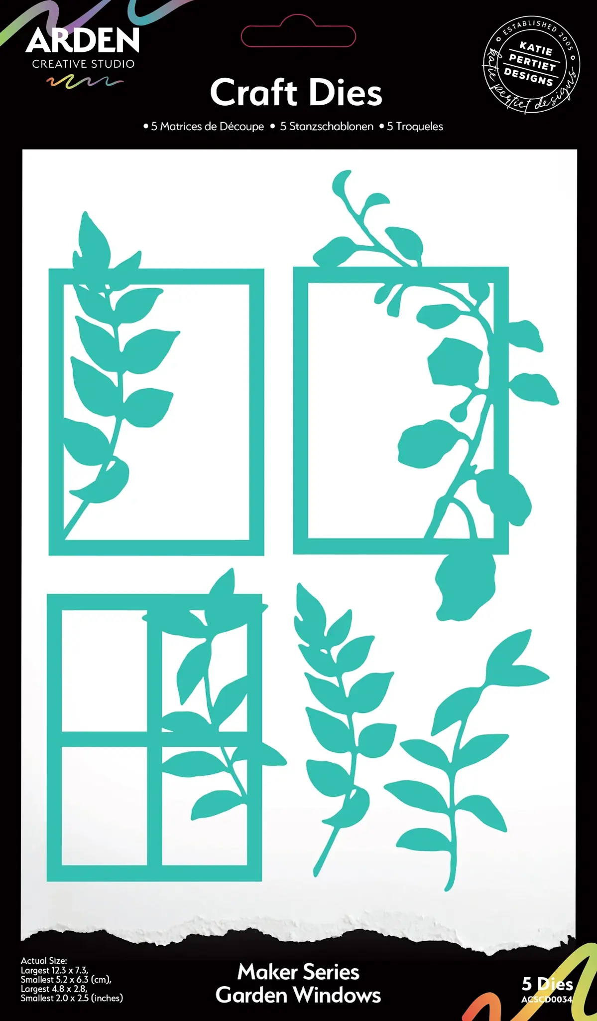 ARDEN CREATIVE STUDIO ARDEN CREATIVE STUDIO MAKER SERIES GARDEN WINDOWS DIE SET