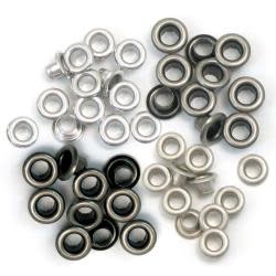 WE R MEMORY KEEPERS WE R COOL METAL STANDARD EYELETS 60/PACK