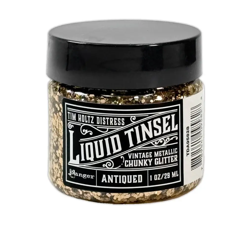 RANGER TIM HOLTZ DISTRESS ANTIQUED CHUNKY LIQUID TINSEL