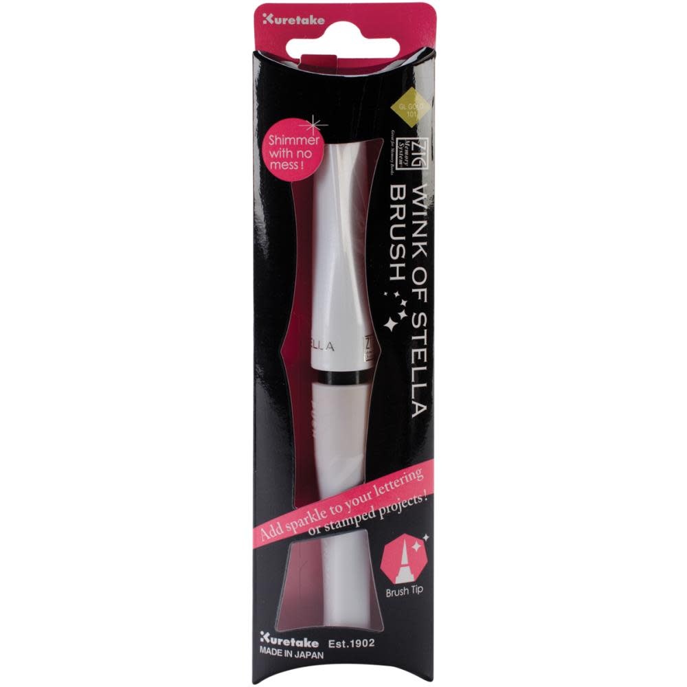 KURETAKE ZIG WINK OF STELLA BRUSH GLITTER CLEAR GLITTER MARKER