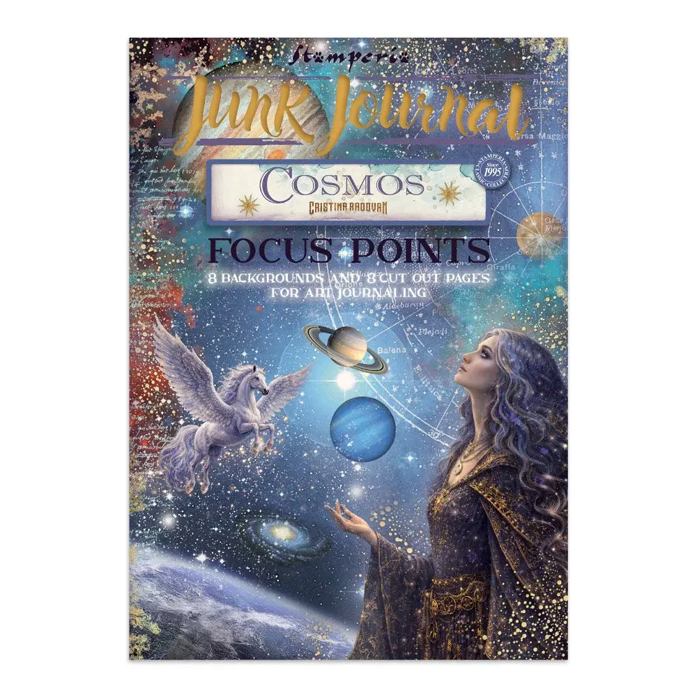 STAMPERIA STAMPERIA COSMOS A5 FOCUS POINTS JUNK JOURNAL